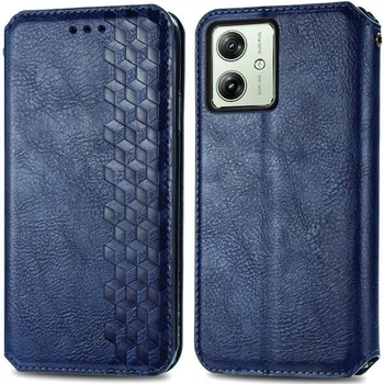 Чохол Deexe Rhombus Wallet для Motorola Moto G54 / G54 Power - Blue
