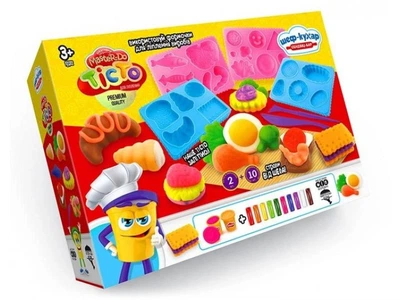Тесто для лепки Master Do Шеф-повар. Сэндвич-бар, Danko Toys