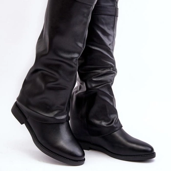 Жіночі чоботи Tercella 40 Чорні (5905677021516)
