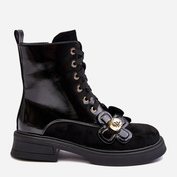 Жіночі зимові черевики високі S.Barski D&A MR870-76 38 Чорні (5905677950199)