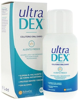 Ополіскувач для порожнини рота UltraDEX Activeoxi Colutorio Oral Diario Aliento Fresco 250 мл (5060050351083)