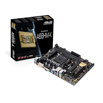 Материнська плата ASUS A68HM-K (A68HM-K) (sFM2, AMD A68H, Micro-ATX) Б/в,U1