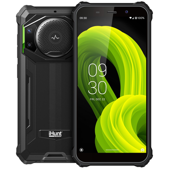 Протиударний телефон захищений водонепроникний смартфон iHunt Titan Music P11000 PRO Green - 4/64 Гб, 10600 мАг