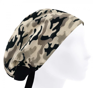 Медицинская шапочка женская HeadwearUniverse универсальная принт Камуфляж
