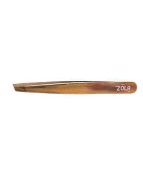 ZOLA Пінцет скошений GOLD