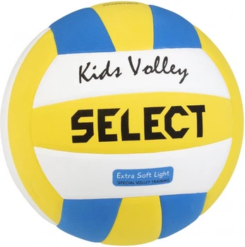 М'яч волейбольний Select KIDS VOLLEY NEW Білий, Жовтий, Синій Уні 5 (214460-329)