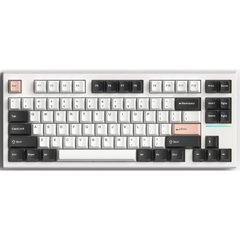 Клавиатура FL ESPORTS FL750 CPM Gateron PRO Yellow White Olivia Wireless Three-Mode (FL750CPM-1503) [97940]