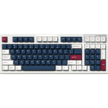 Клавиатура FL ESPORTS FL980 V2 Kailh MX Cool Mint White Metal Heart (FL980V2-5163) [97947]
