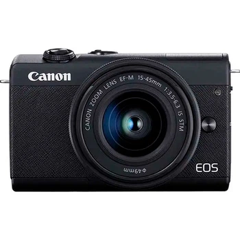Беззеркальный фотоаппарат Canon EOS M200 Kit 15-45mm IS STM Black (3699C027) [93761]