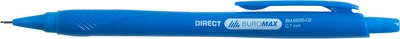 Набір олівців механічних Buromax Direct HB 0.7 мм Синій корпус 20 шт (BM.8695-02)