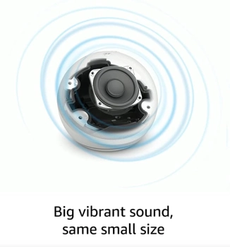 Умная колонка Amazon Echo Dot 5rd Generation with clock Glacier White (20QWM) Английский язык!