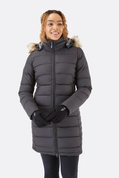 Пуховик женский Rab Deep Cover Parka QDB-33 14 Чорний