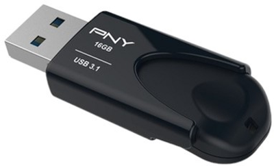 Флеш пам'ять PNY Attache 4 16GB USB 3.2 Black (3536403372842)