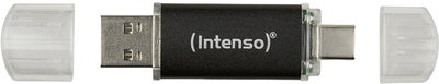 Флеш пам'ять Intenso Twist Line 128GB USB Type-A + USB Type-C Black (4034303031290)