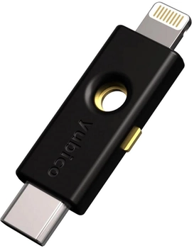 Klucz bezpieczeństwa Yubico 5Ci USB-C + Lightning Black (5060408461969)