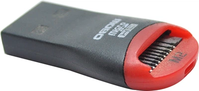 Кардрідер зовнішній Voltronic USB 2.0 Black/Red (YT06259)