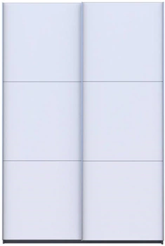 Шафа купе Doros G-Caiser Графіт/Біла 2 ДСП / 3 частини 160х60х240 см (44900265)