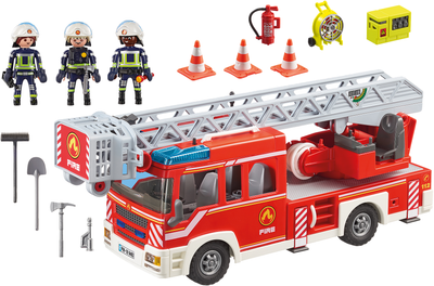 Zestaw do gry Playmobil City Action Wóz strażacki z drabiną (4008789094636)