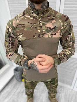 Військова тактична бойова рубашка (Убакс) кольору мультикам.