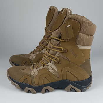 Кожаные берцы Oksy Tactical демисезонные ботинки Сoyote размер 41