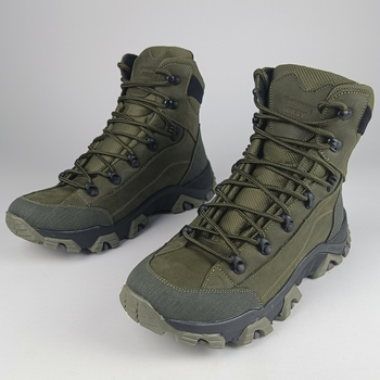 Кожаные полуберцы Oksy Tactical демисезонные ботинки Olive размер 40