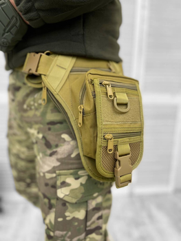 Сумка тактична на стегно Tactical bag Coyote