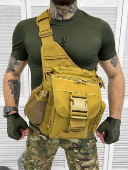 Сумка тактична через плече Elite Tactical Bag Coyote