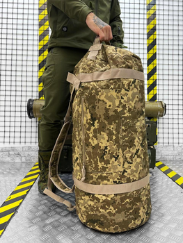 Тактична сумка Баул Tactical Bag Backpack Піксель110 л