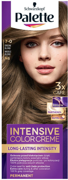 Крем-фарба для волосся Palette Intensive Color Creme 7-0 (N6) Middle Blond (3838824159614)