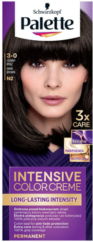 Крем-фарба для волосся Palette Intensive Color Creme 3-0 (N2) Dark Brown (3838824159454)