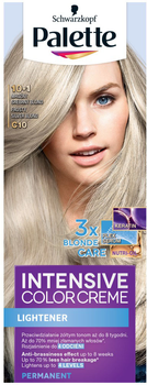 Farba do włosów kremowa Palette Intensive Color Creme Lightener 10-1 (C10) Frosty Silver Blond (3838824159218)
