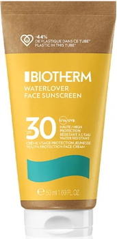 Захисний крем від сонця Biotherm Waterlover Face Sunscreen Cream Spf 30 50 мл (3614273760430)