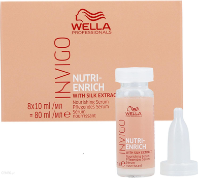 Głęboko odżywiające serum Wella Invigo Nutri-Enrich Nourishing Serum 8x10 ml (4064666320090)