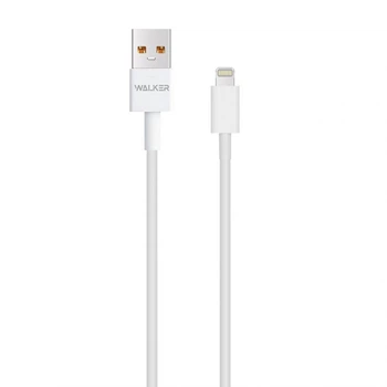 Кабель USB WALKER C820 Lightning white