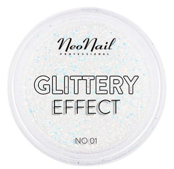 Pyłek do paznokci NeoNail Glittery Effect No. 01 2 g (5903274023650)