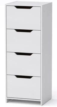 Высокий комод Компанит комод-с Нимфея альба 48х42х123,2 см