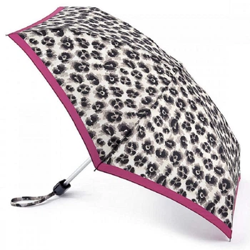Міні Парасоля жіноча механічна Fulton Tiny-2 Leopard Border L501-039359