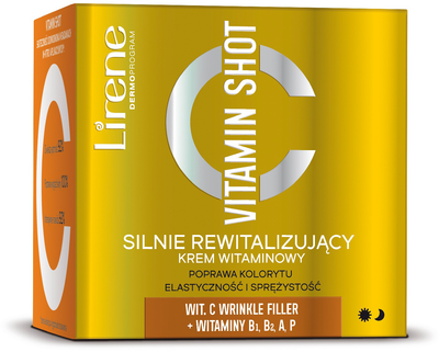 Krem do twarzy Lirene Vitamin Shot rewitalizujący witaminowy 50 ml (5900717770010)