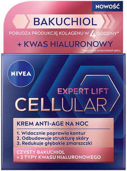 Krem do twarzy Nivea Cellular Expert Lift anti-age 50 ml (4005900933560)