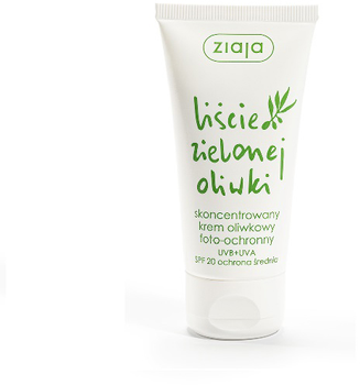 Krem do twarzy Ziaja Liście Zielonej Oliwki skoncentrowany oliwkowy SPF20 50 ml (5901887031260)