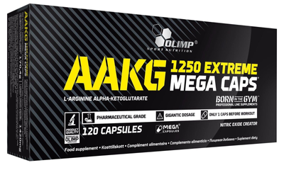 Aminokwasy Olimp AAKG 1250 Extreme Mega Caps 120 kapsułek (5901330025389)