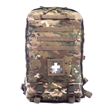 Рюкзак медицинский тактический двухлямочный износостойкий для силовых структур Brotherhood мультикам (OPT-62001)