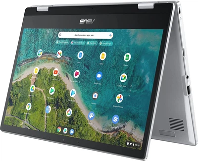 Сенсорный ноутбук 14" ASUS Chromebook Flip CM1400FXA-EC0016 AMD Athlon 3015Ce RAM 4GB eMMC 64GB 10час батарея ChromeOS (UKR) - Уценка