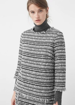 Кофта Mango XS Серый 81030236_19