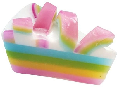 Мило Bomb Cosmetics Raspberry Rainbow Soap Cake гліцеринове 140 г (5037028272855)