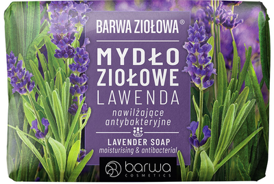 Мило Barwa Ziołowe антибактеріальне брускове Лаванда 100 г (5902305001216)