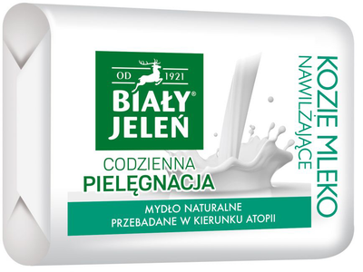 Мило Biały Jeleń Гіпоалергенне натуральне з козячим молоком і льоном 100 г (5900133009527)
