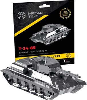 Колекційна модель-конструктор Metal Time Танк T-34-85 (MT071)