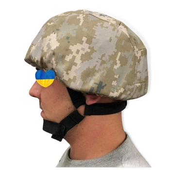 Баллистический армейский шлем пехотный, военная пуленепробиваемая армейская каска универсальная, с защитой ушей, класс уровня NIJ IIIA (отечественный класс 1-А), с чехлом на каску типа пиксель