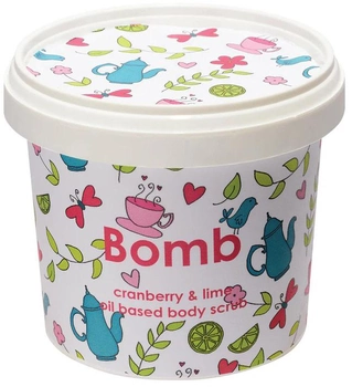 Скраб для душу Bomb Cosmetics Cranberry & Lime Oil Body Scrub Журавлина і лайм 400 г (5037028235829)